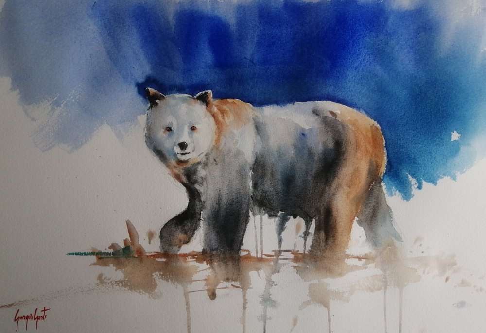 Spirit Blue Bear av Giorgio Gosti