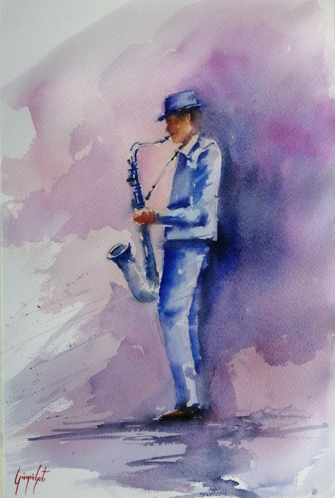 musiker 11 av Giorgio Gosti