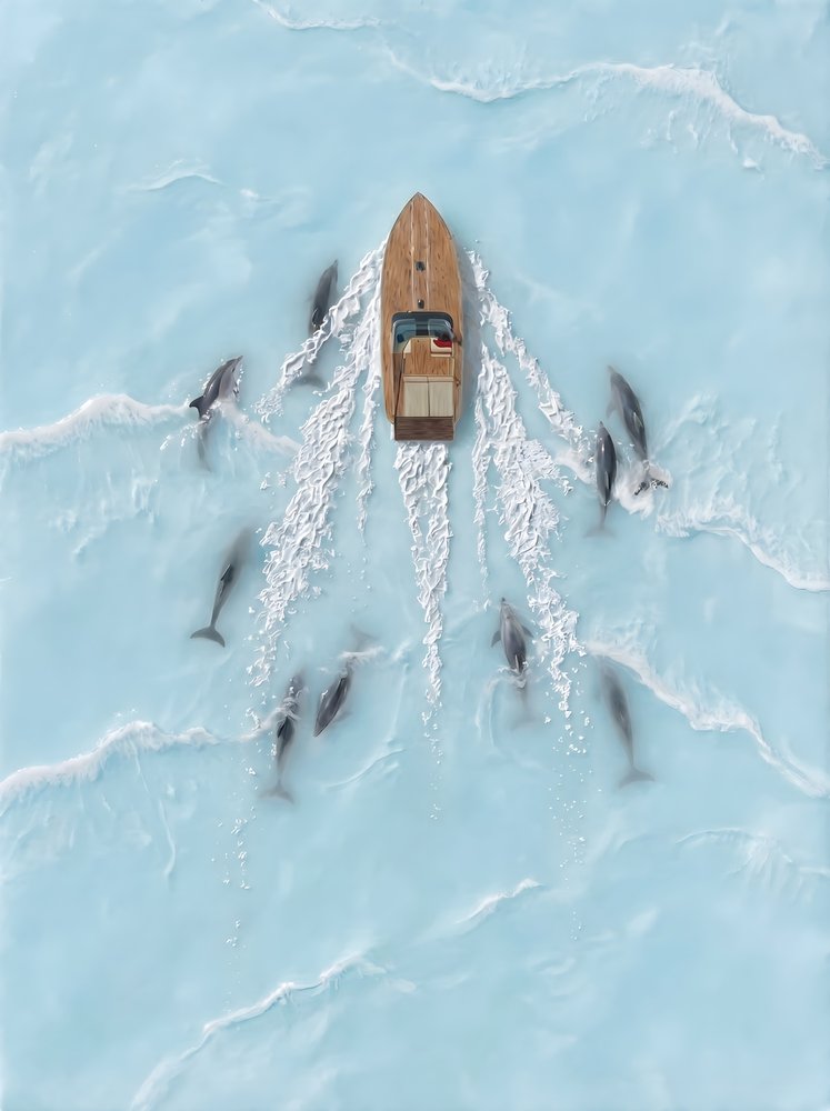 Båten ”Pod of Dolphins” av HUGO