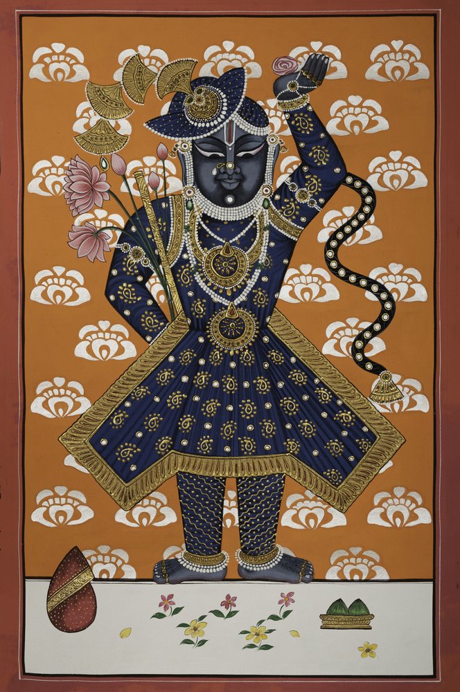 Det gudomliga blå Krishna-barnet av IMAGINEERS STUDIO