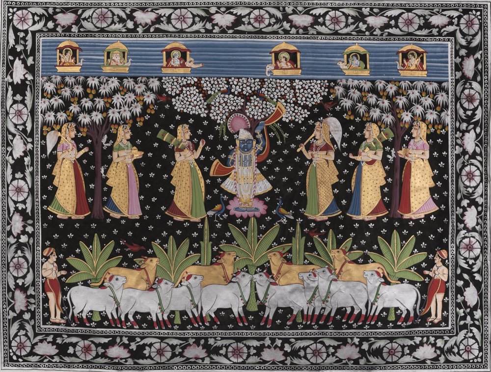 Krishnas gopis och kor av IMAGINEERS STUDIO