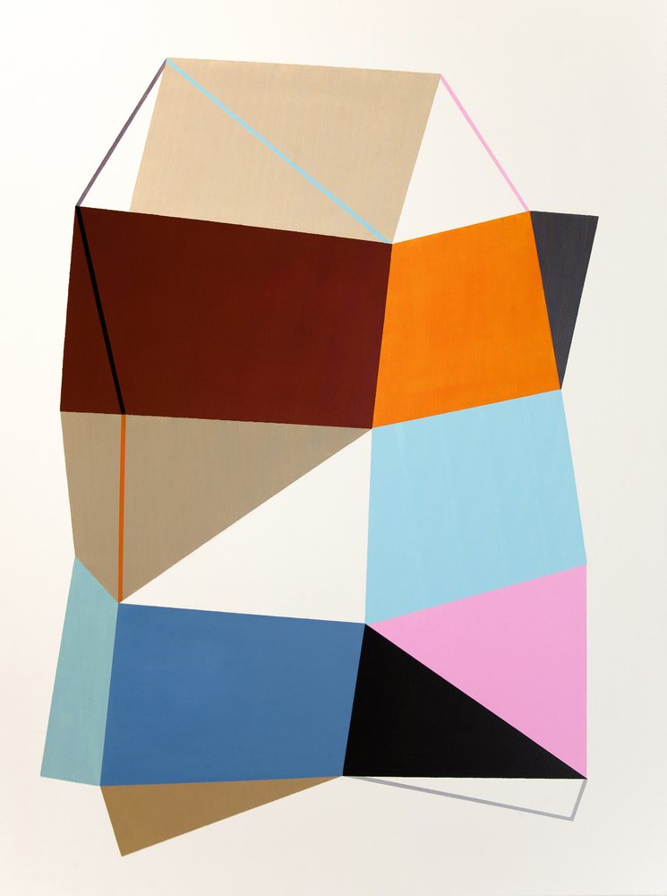 Geometriska färgblock av Ildefonso Martín