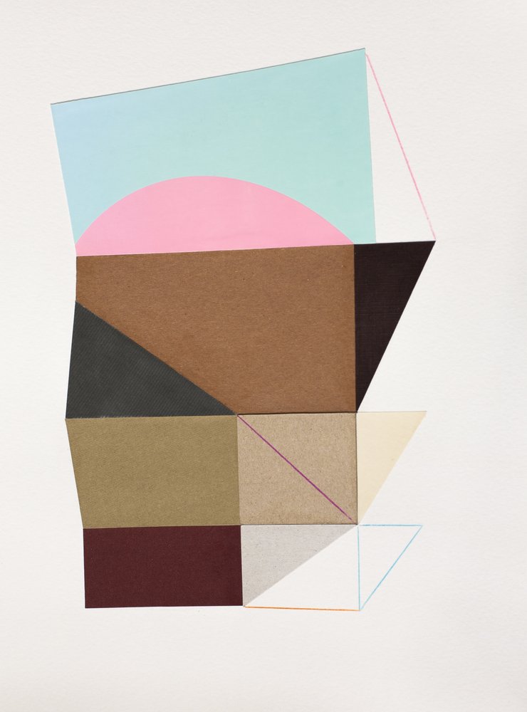 Geometriska färgformer av Ildefonso Martín