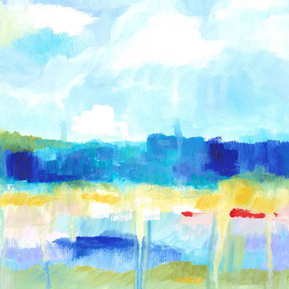 Abstrakt landskap 02 av Isabelle Brent
