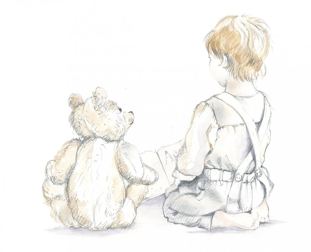 Arthur och Teddy lär sig alfabetet av Isabelle Brent