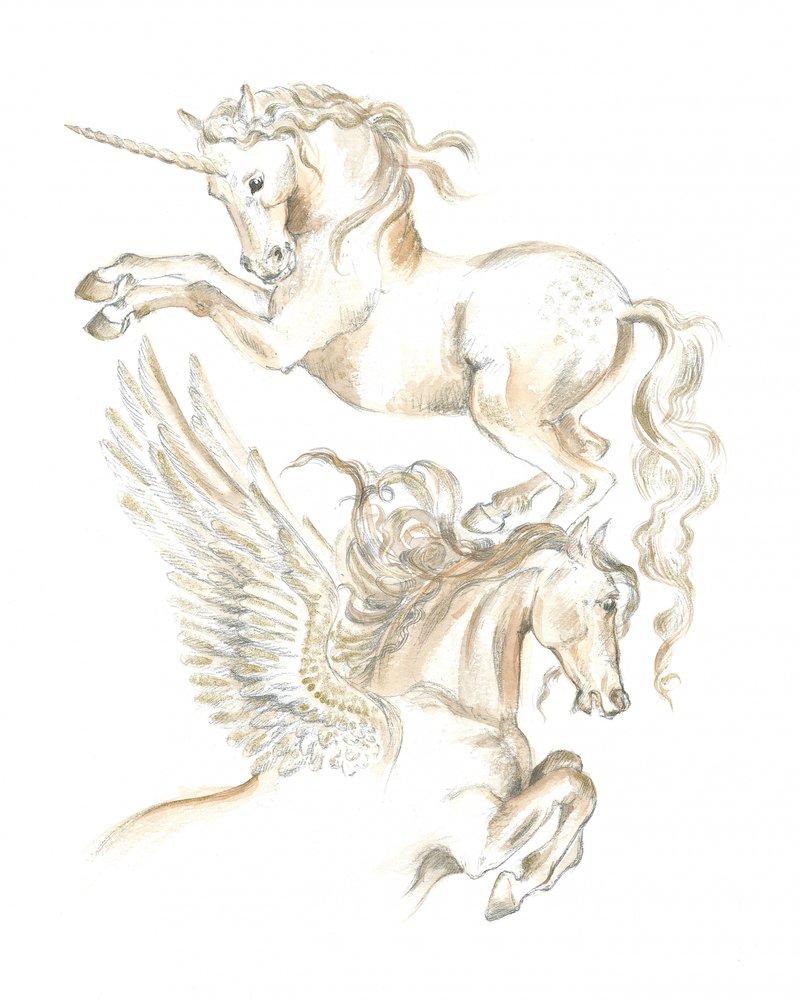 Enhörning och Pegasus av Isabelle Brent