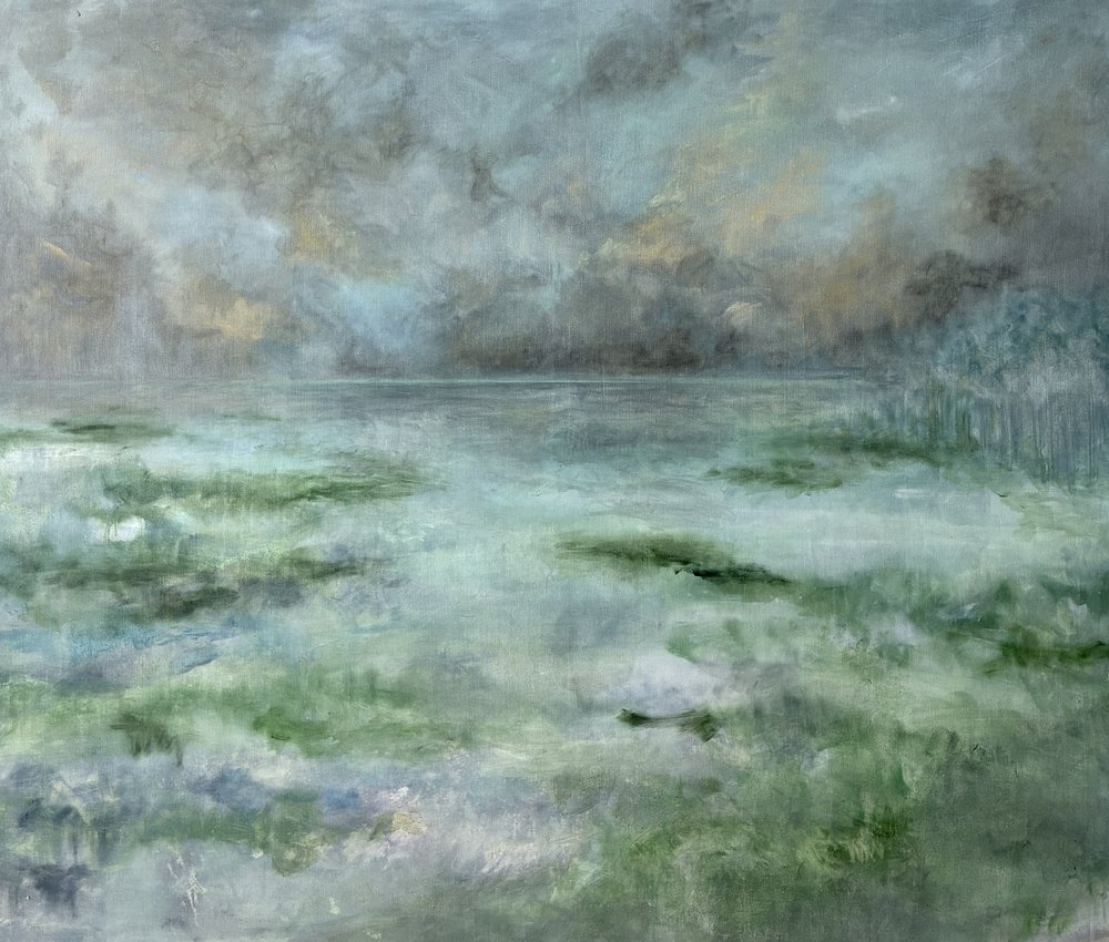 Dimma över träskgrönsaker av JMF FINE ART