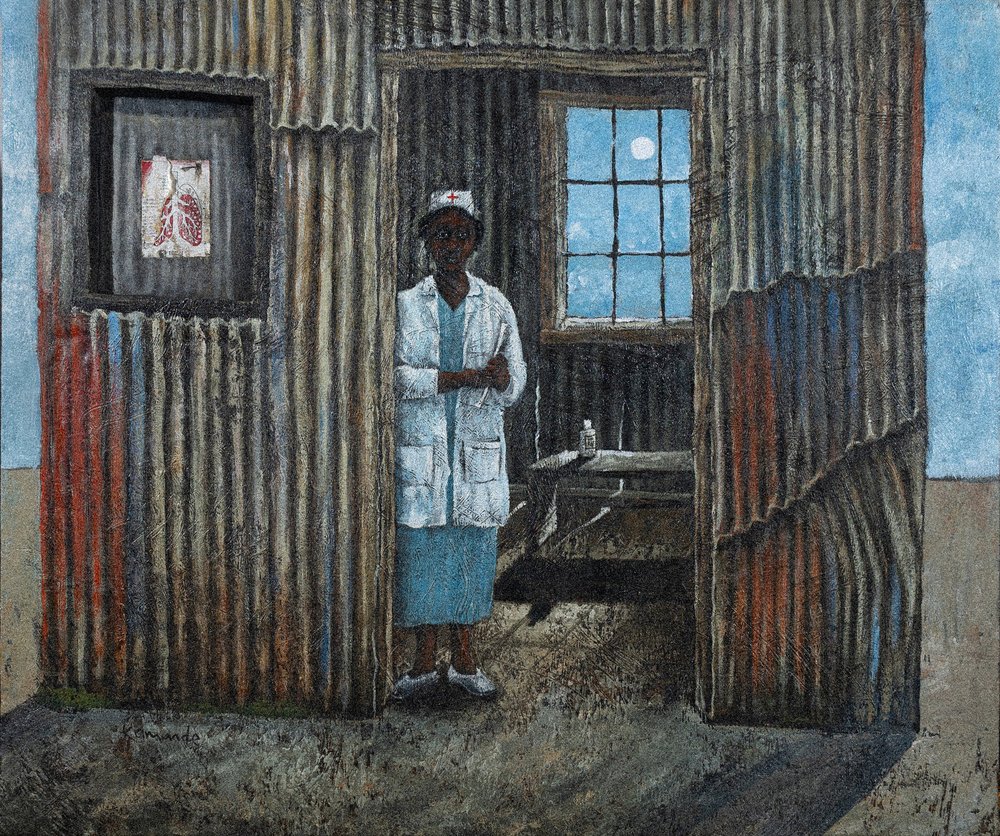 Sjuksköterska vid Moonlit Clinic av James Kamande