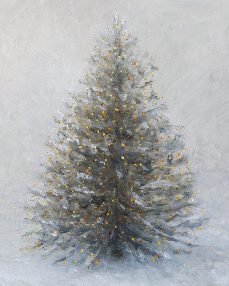 Snöig julstämning av James Zamora