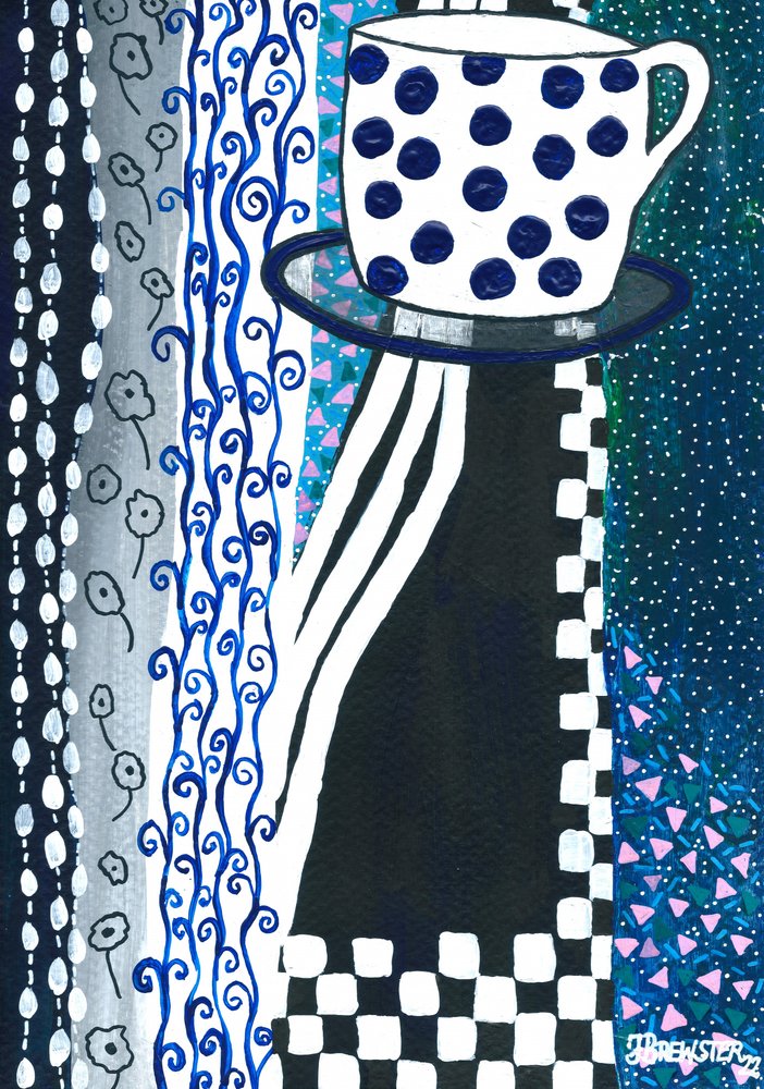 Polka Dot-tekopp av Janine Brewster
