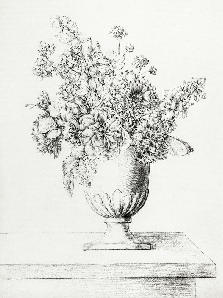 Blommor i en vas av Jean Bernard