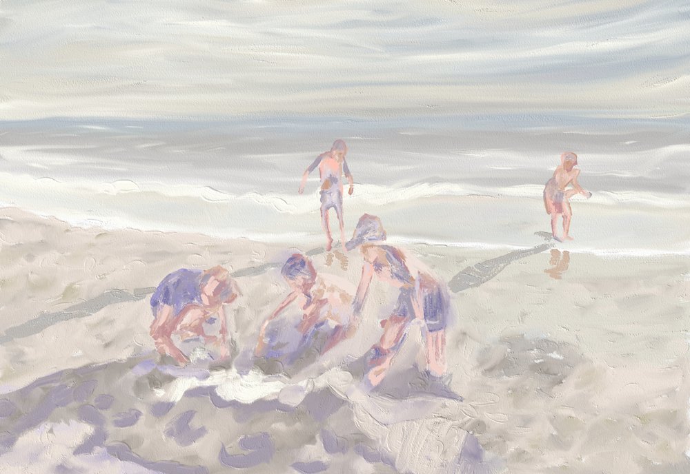 Drömmande strandlek av Jenna Alheit