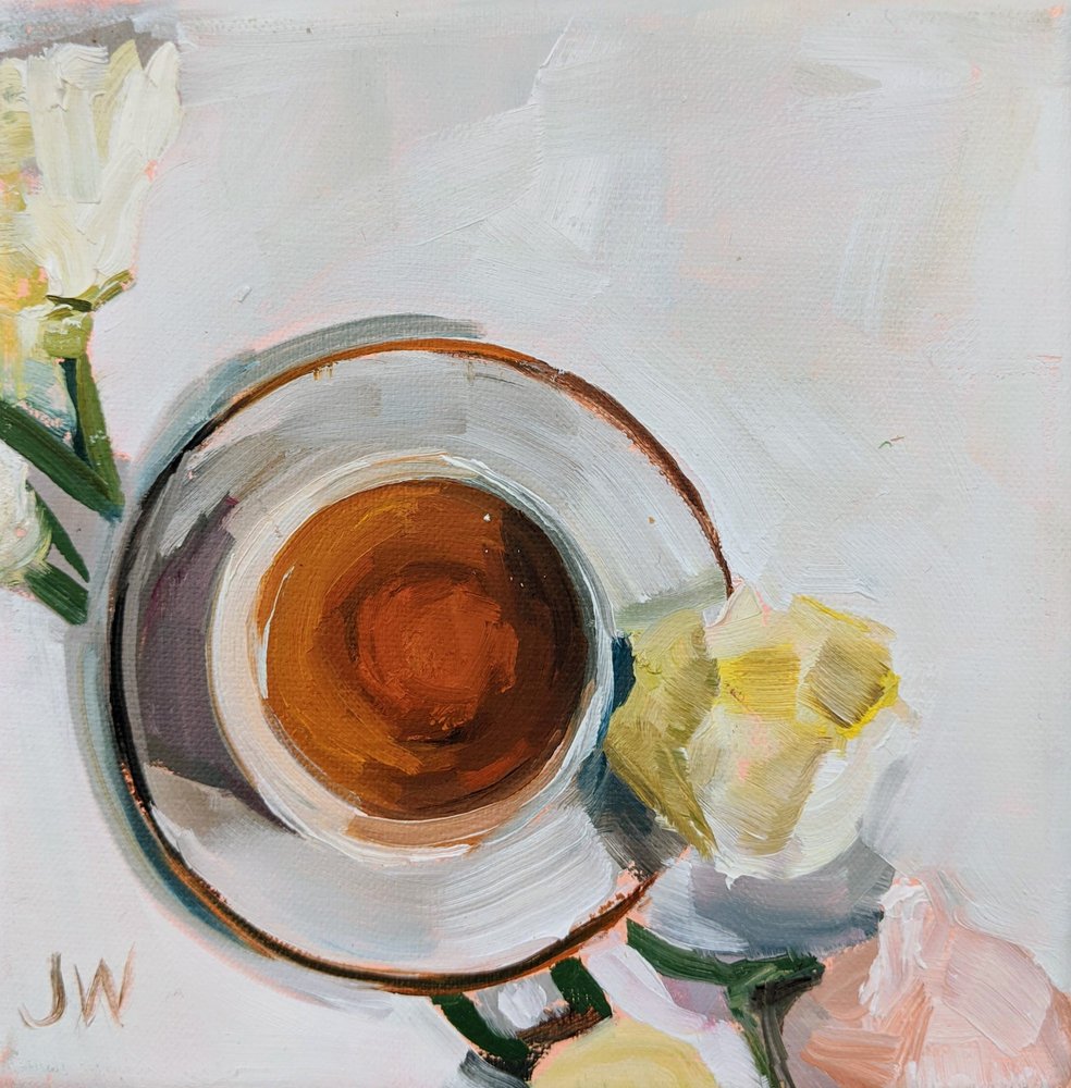 Blommor och te av Jenny Westenhofer
