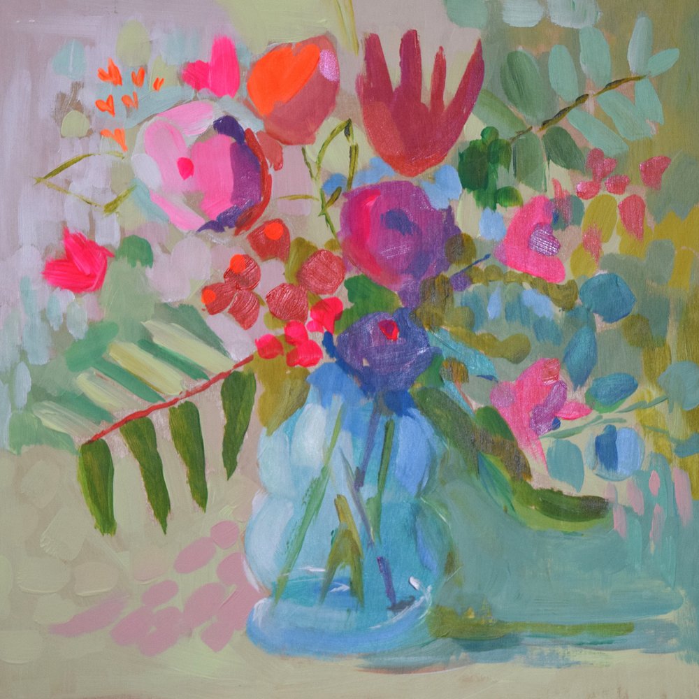 Neonblommor av Jenny Westenhofer