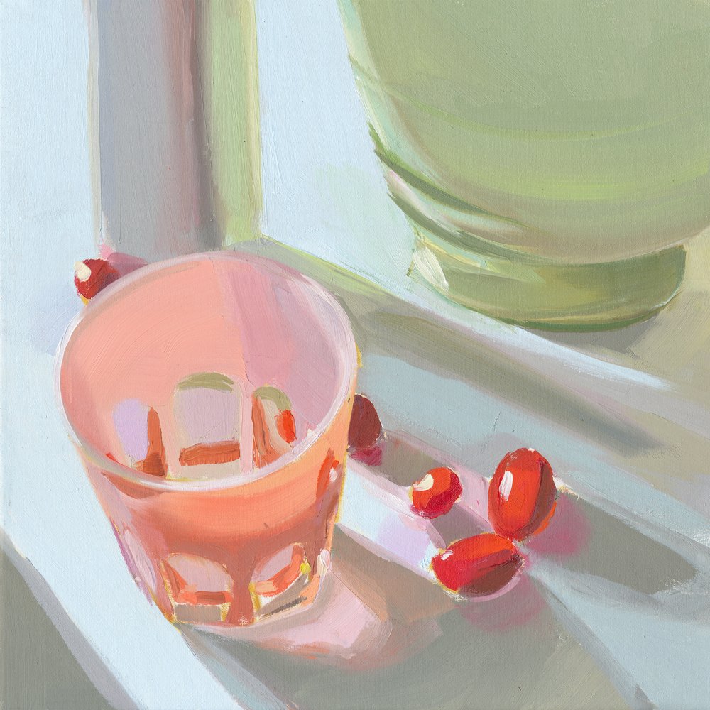 Rosa glas av Jenny Westenhofer