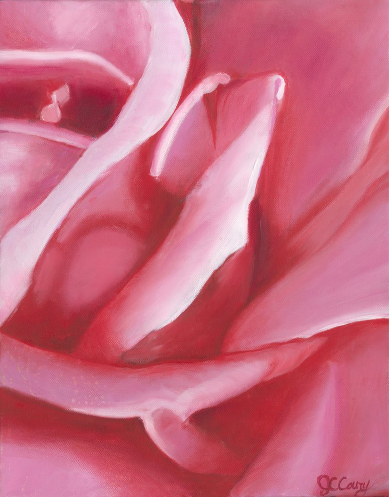 Mjuka rosa rosenblad av Jillian Claire