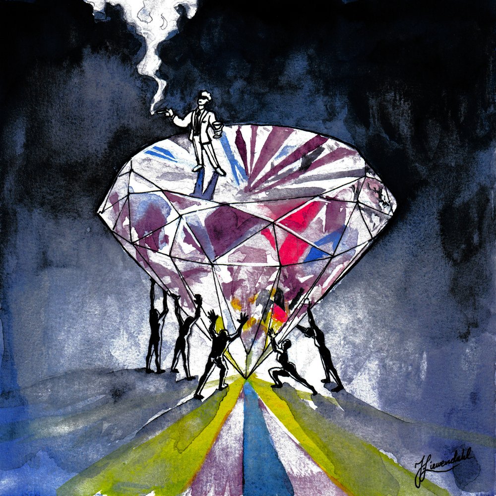 Diamant och makt av Johan Liewendahl