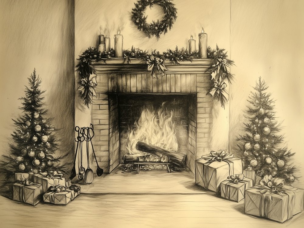 Mysig julkamin av Jolly and Dash