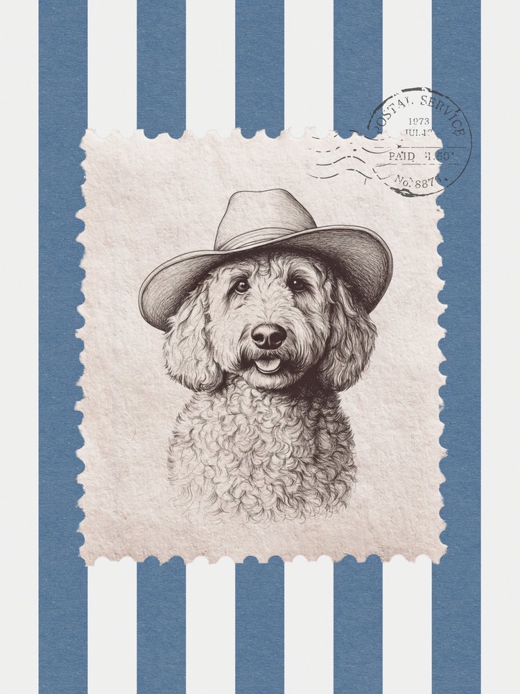 Doodle Dog Cowboy-stämpel av Jolly and Dash