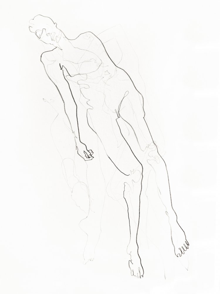Lugn nakenstudie av Joshua Hoskins