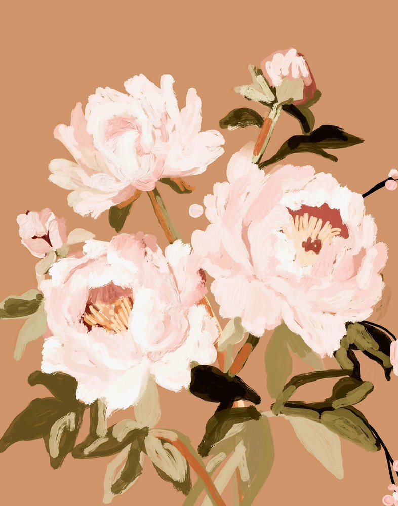 Mjukt rosa pioner av Josie George