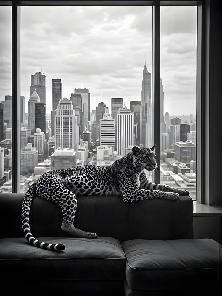 Utsikt över Urban Leopard av Josie George