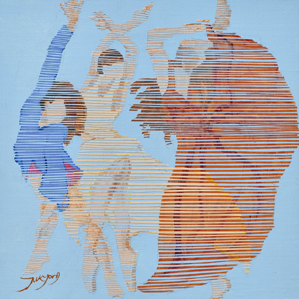 Flytande dansfigurer av Jukyong Park