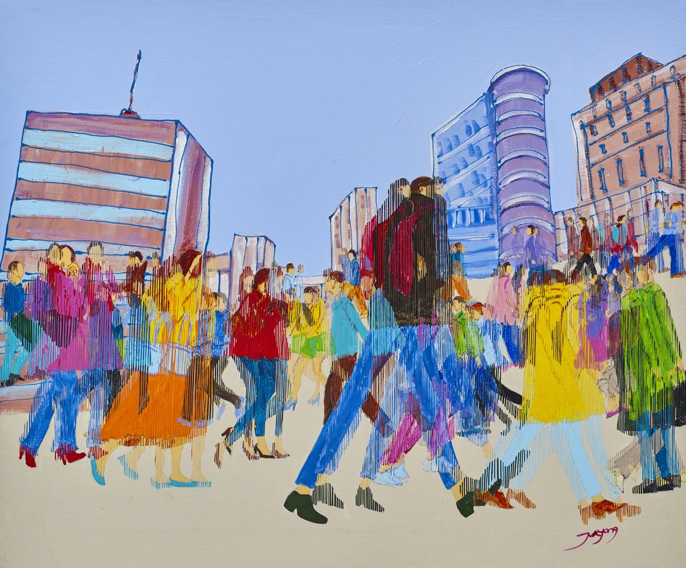 Rörelsen ”Vibrant City” av Jukyong Park