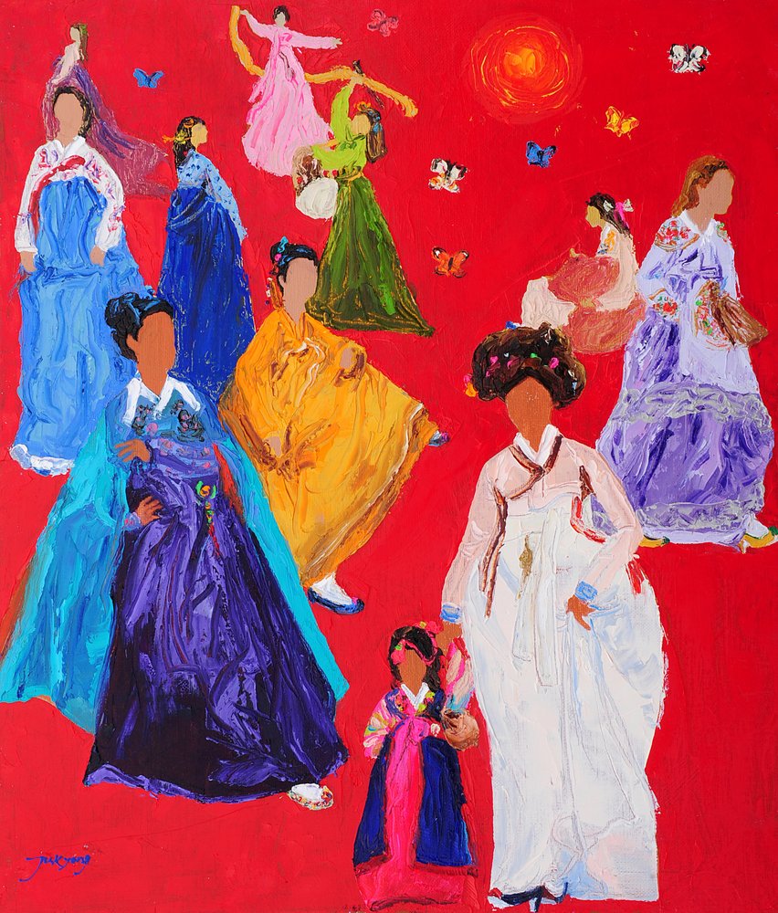 En färgsprakande hanbok-fest av Jukyong Park