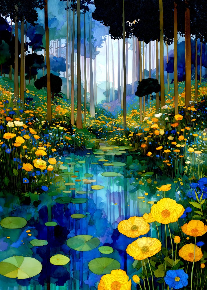 Flora By Klimt 8 av Justyna Jaszke