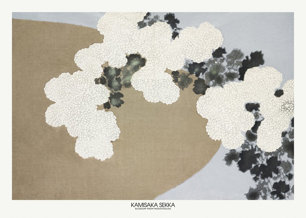 Blommor från Mogoyogusa av Kamisaka Sekka