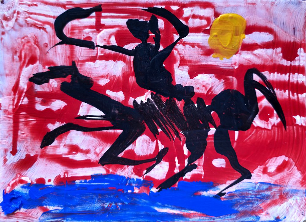 Primal Rider-striden av Kanat Ibragimov