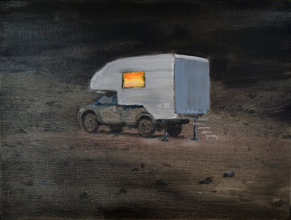 Varm campingkväll av Karin Bos