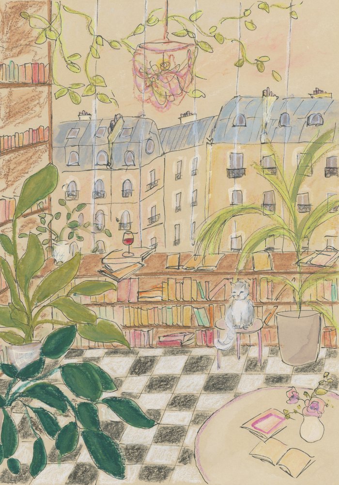 Antik bokhandelskatt från Paris av Katharina Puritscher
