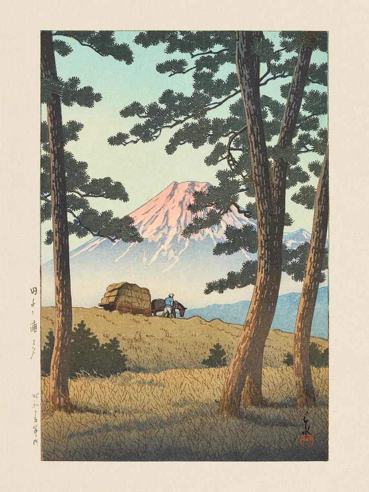 Tago No Ura No Yube (1940) av Kawase Hasui