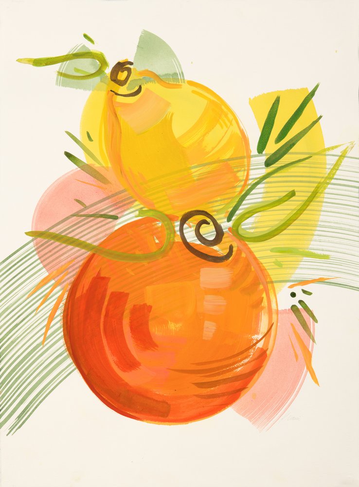Färgglada citrusfrukter av Kristin Cronic