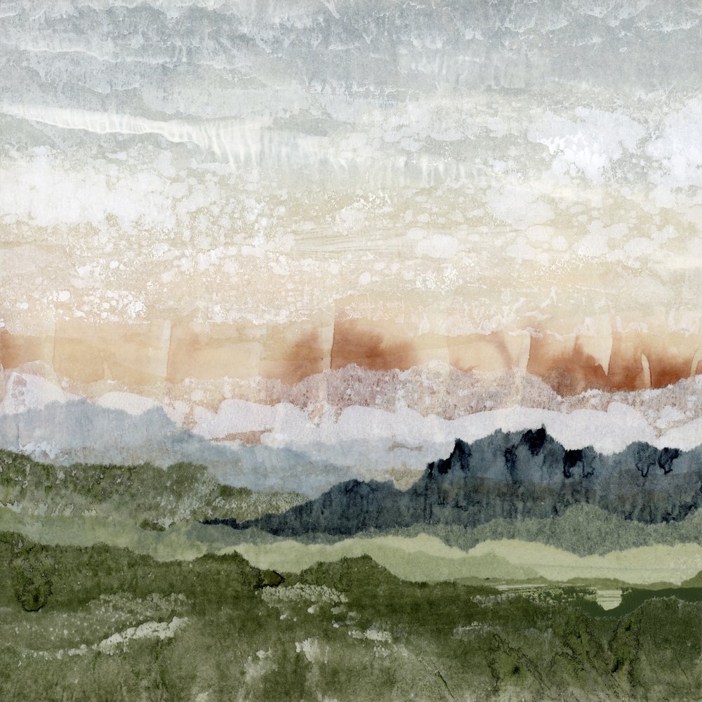 Abstrakt bergsbild i lager av Lara Eckerman
