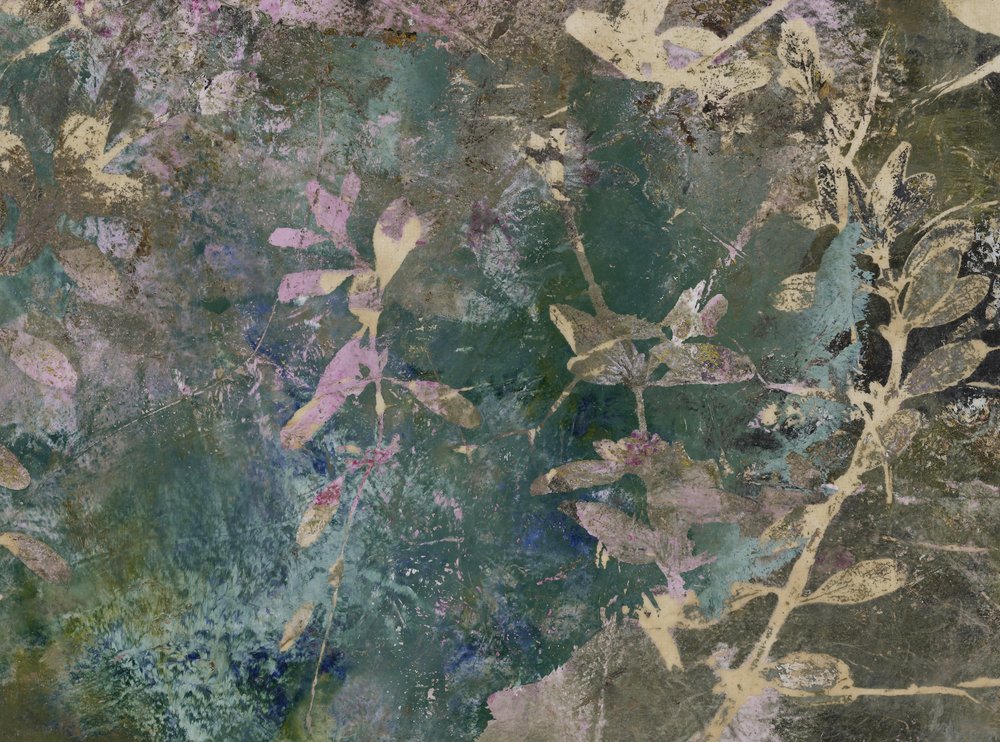 Botaniska grungeblad av Lena Ru