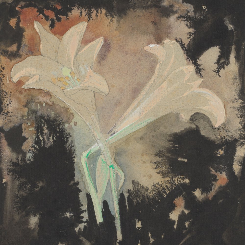 Två blommor (1902)  Kvadrat av Leo Gestel av Leo Gestel