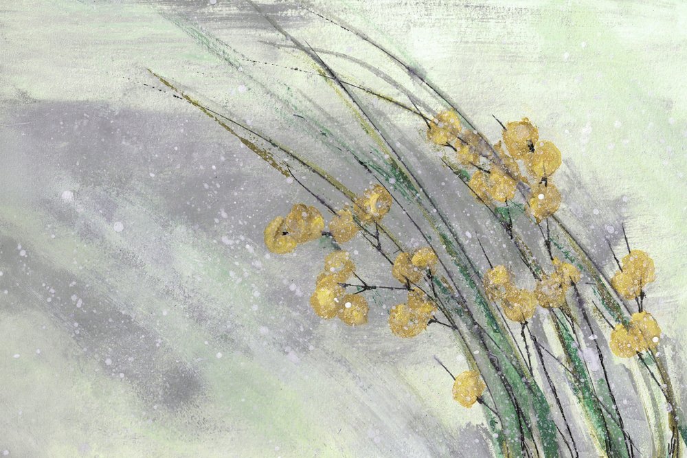 Mjuka gula blommor av Lori Ann Folz