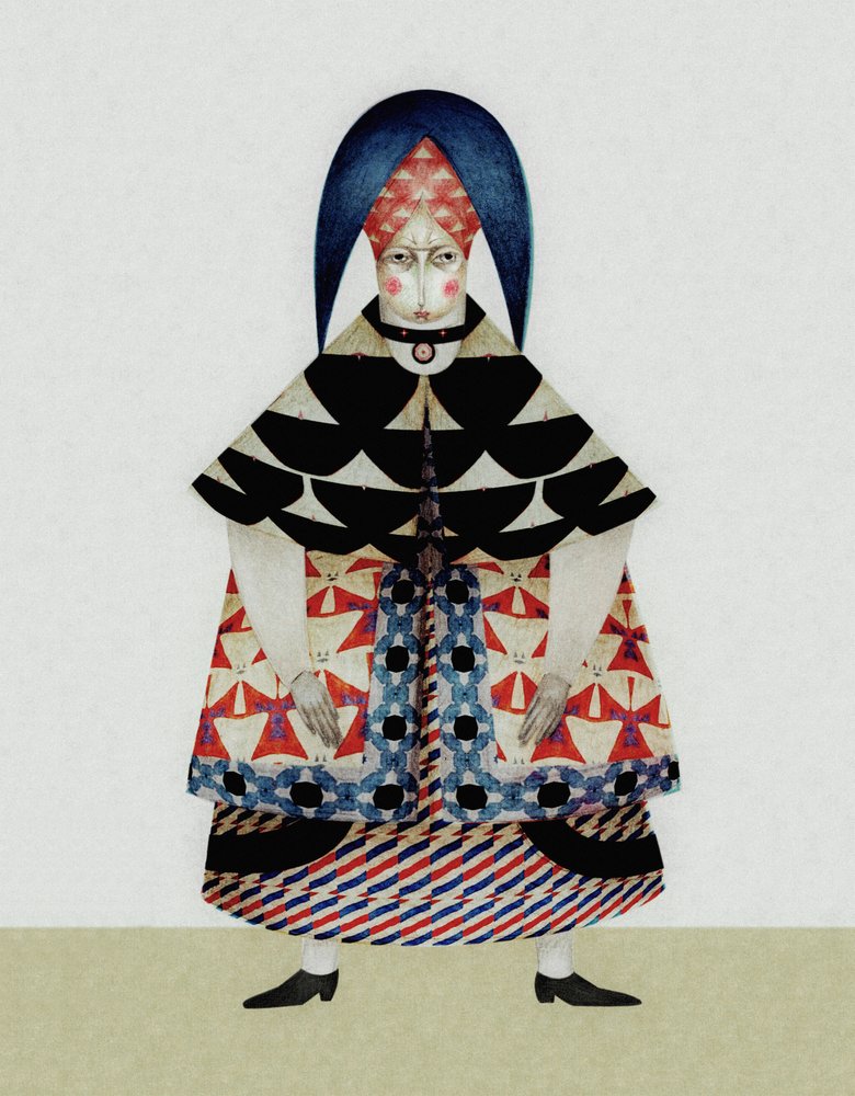 En fantasifull folkfigur av Luca di Napoli