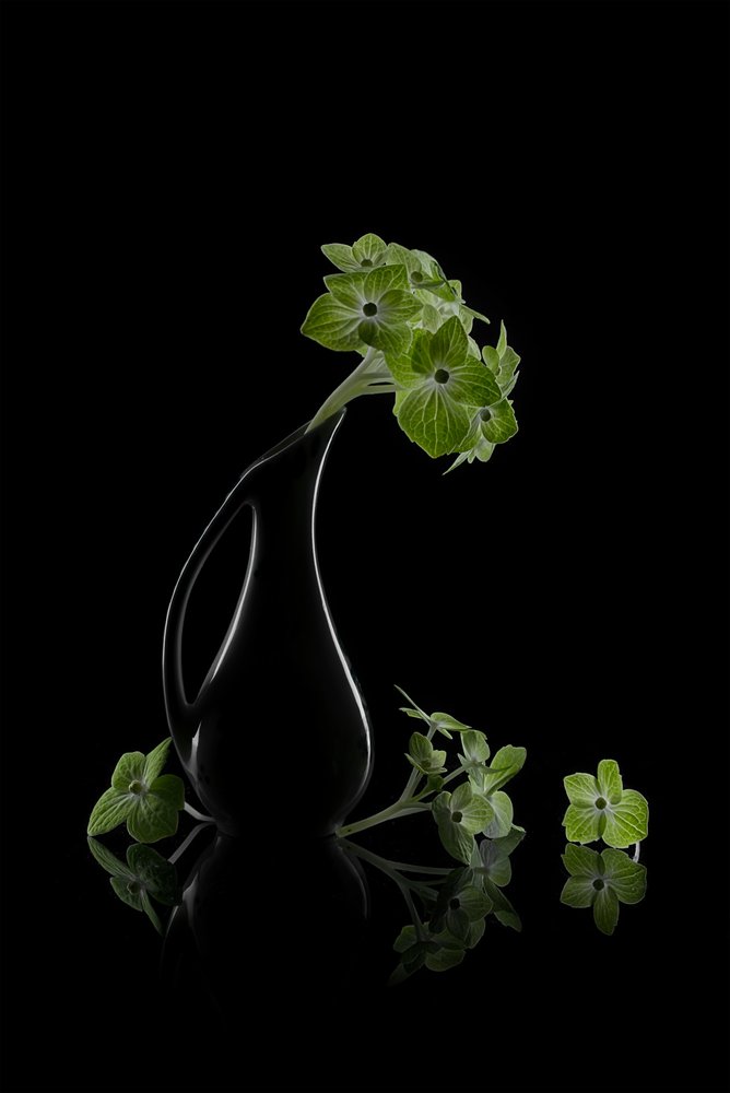 Gröna blommor – en reflektion av Lydia Jacobs