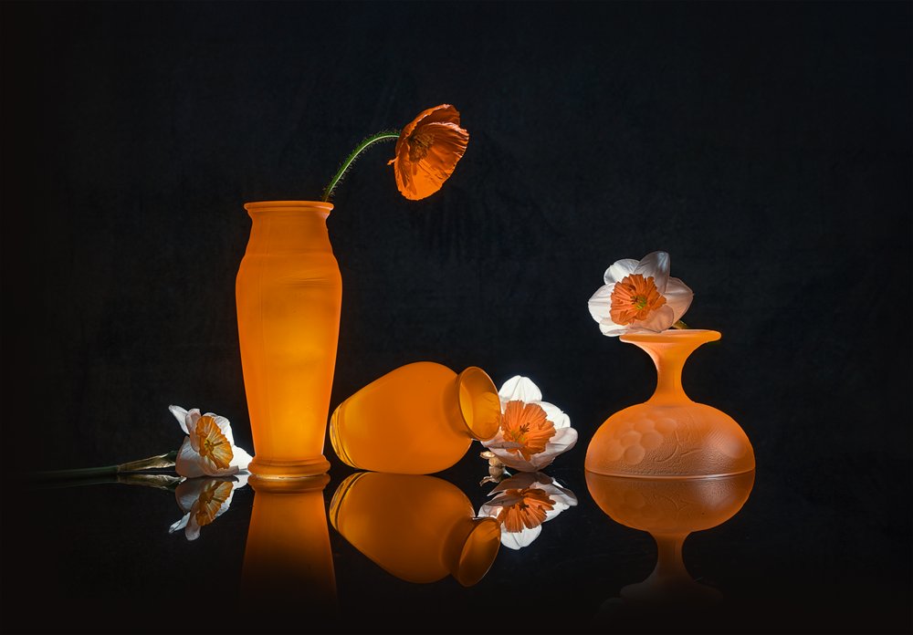 Stilleben med apelsinblommor av Lydia Jacobs