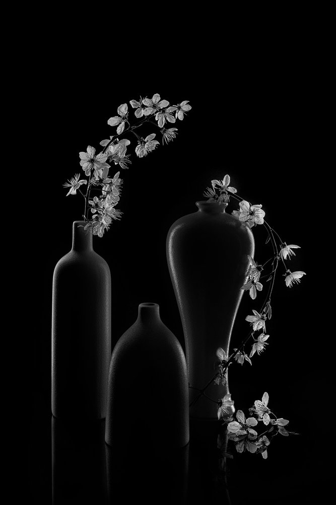 Lugnt blomsterarrangemang av Lydia Jacobs