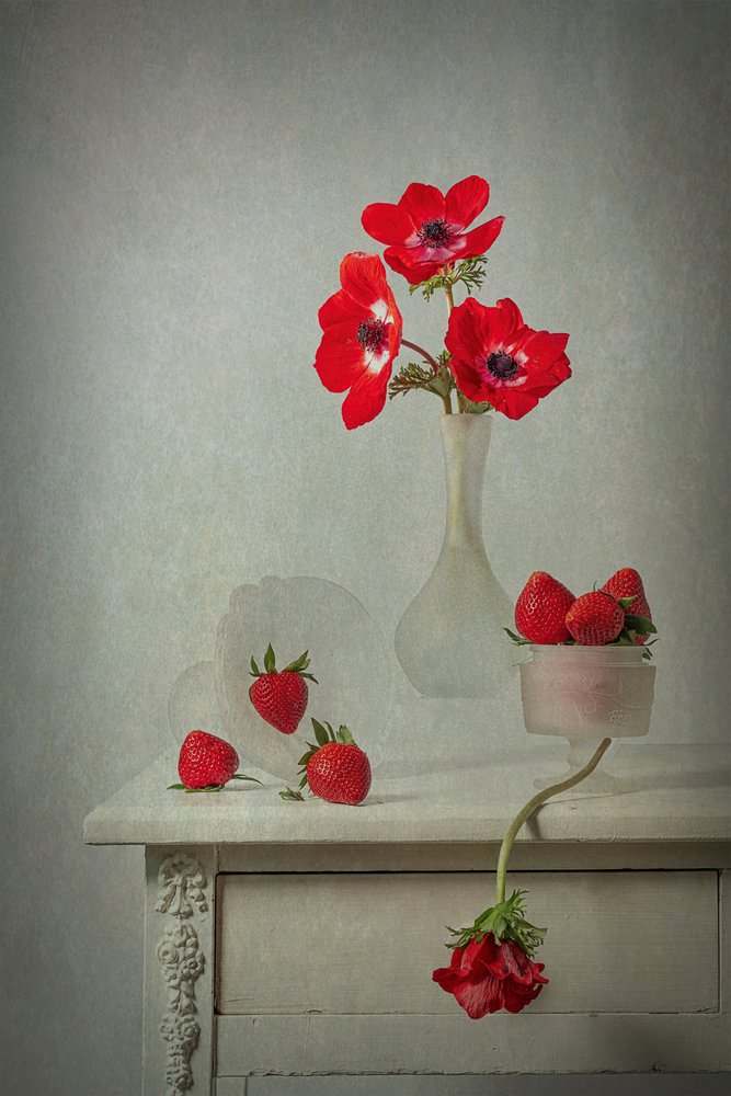 Vårblomning och bär av Lydia Jacobs