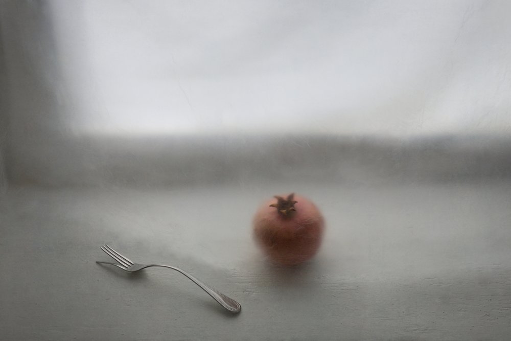 Stilleben med mjuk granatäpple av Lysenko Elena