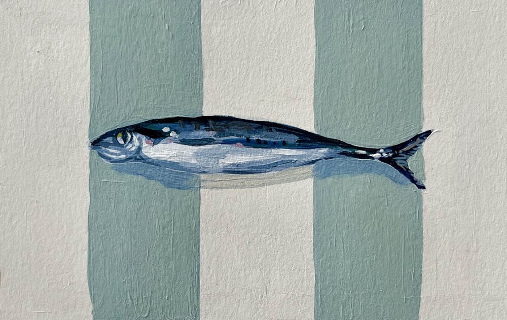 Blå fiskstreck av Madison Phipps