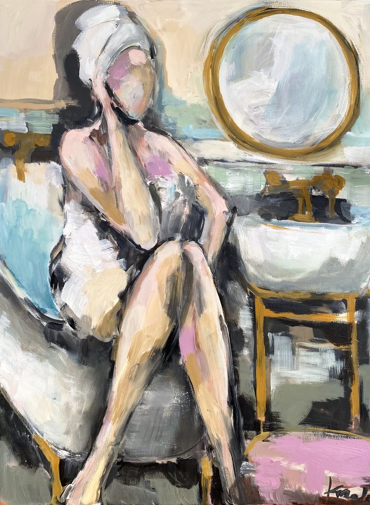 En lugn stund i badet av Magdalena  Krzak