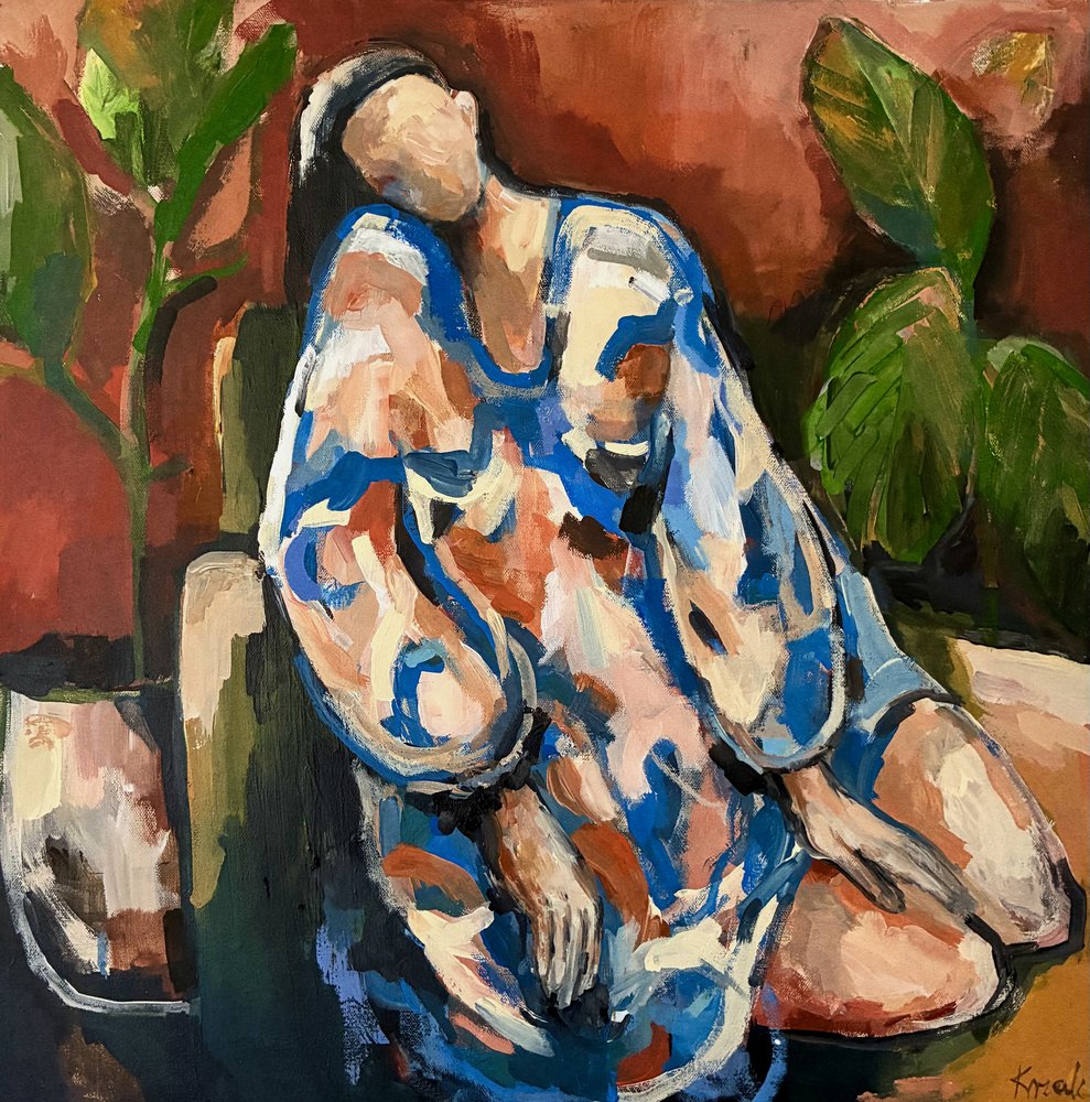 En fridfull gestalt inomhus av Magdalena  Krzak