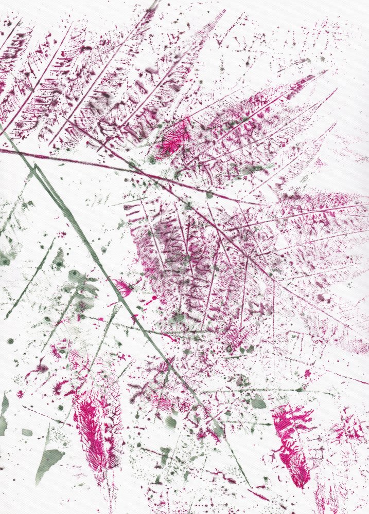 Abstrakta ormbunksblad av Maira Ribena